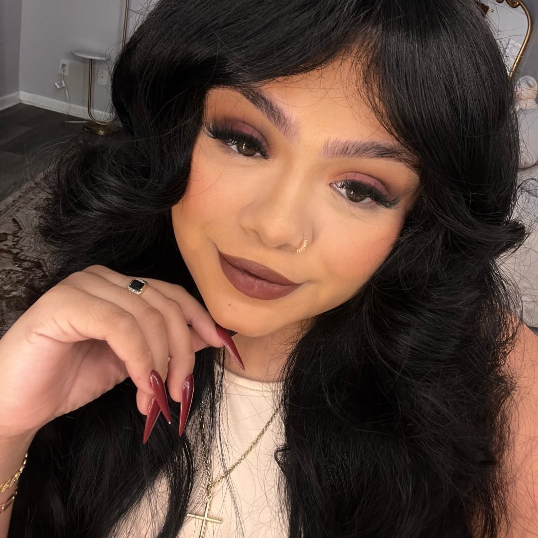 Elegant Stiletto Nails with Artistic Design